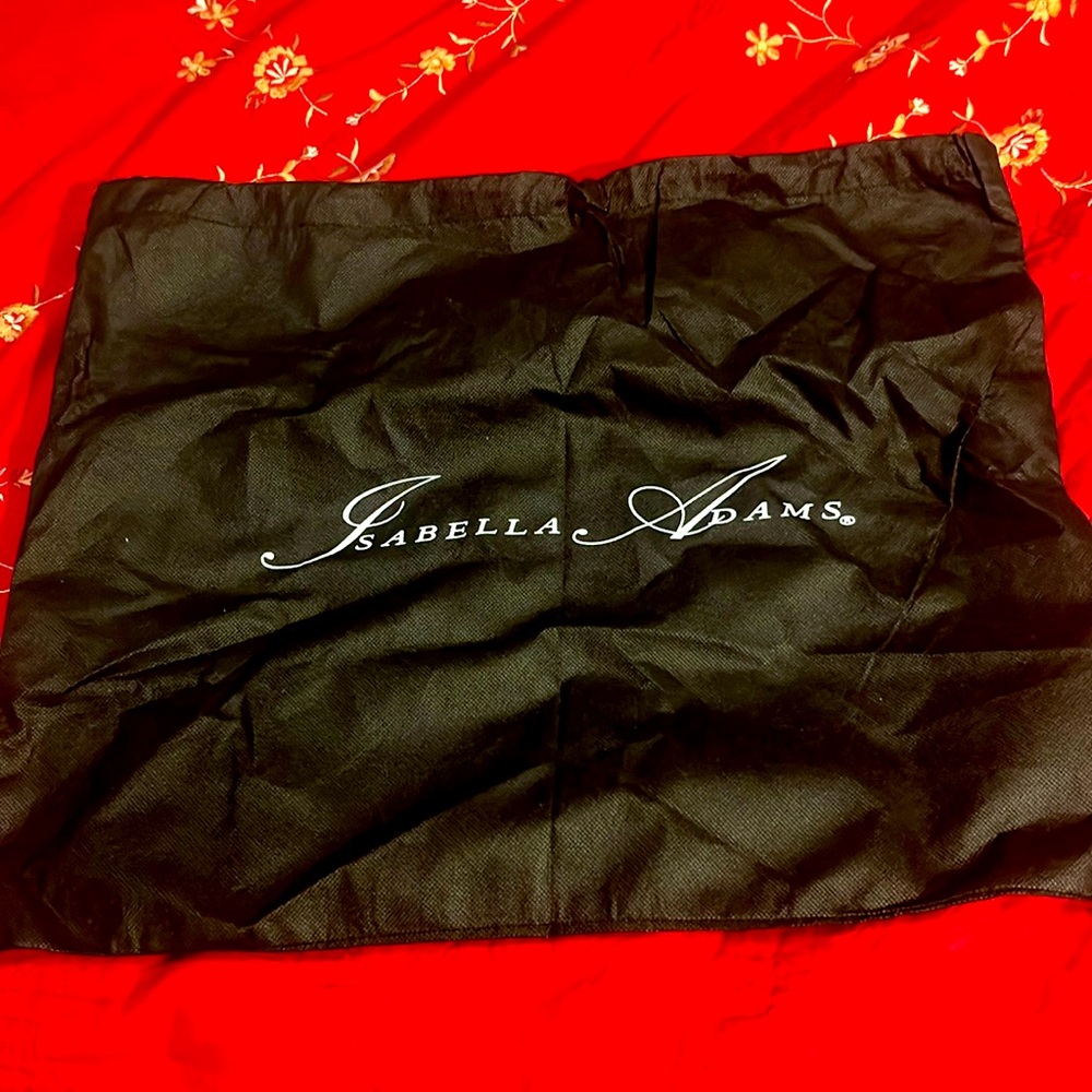 🔥BLACK ISABELLA ADAMS DRAWSTRING BAG RARE COLLECTABLE